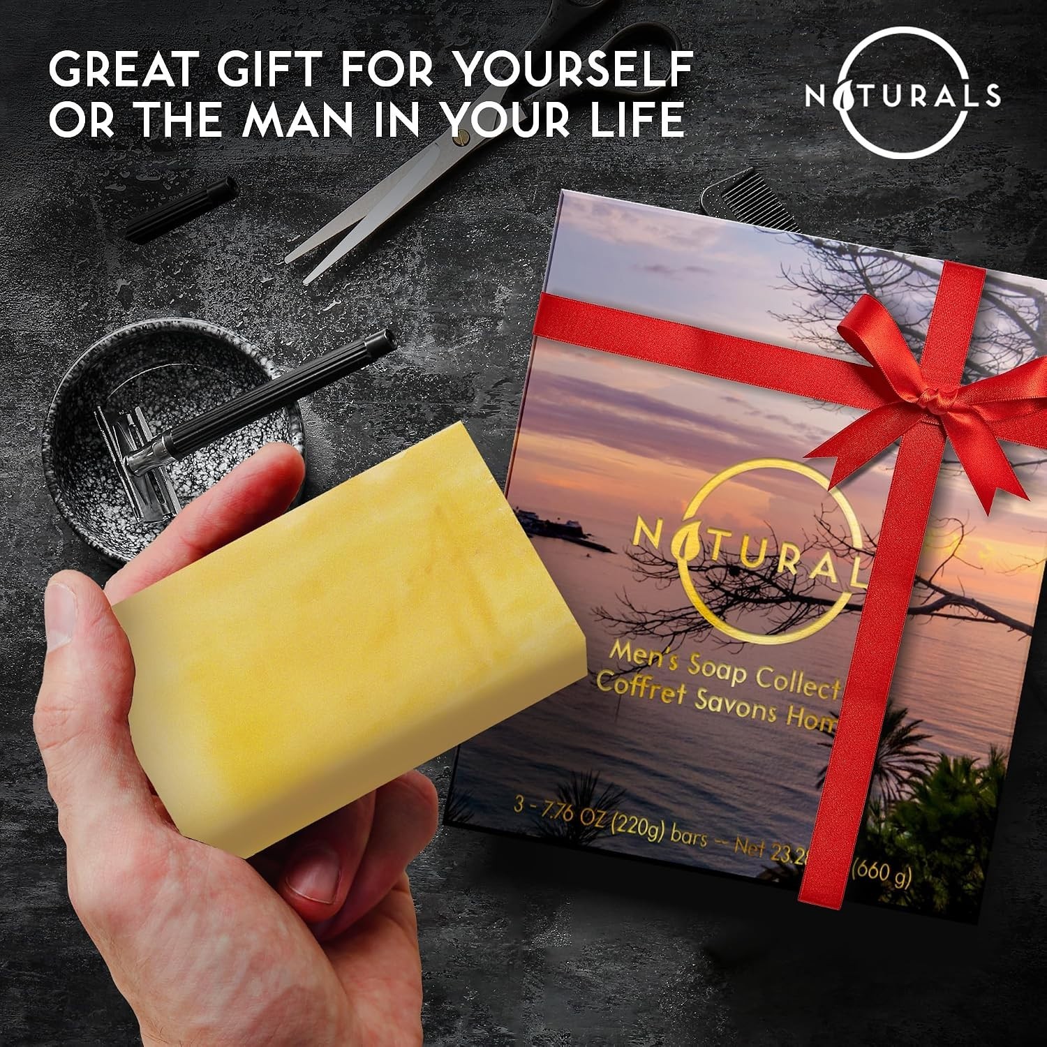 Citrus Men’s Organic Exfoliating Soap Bar