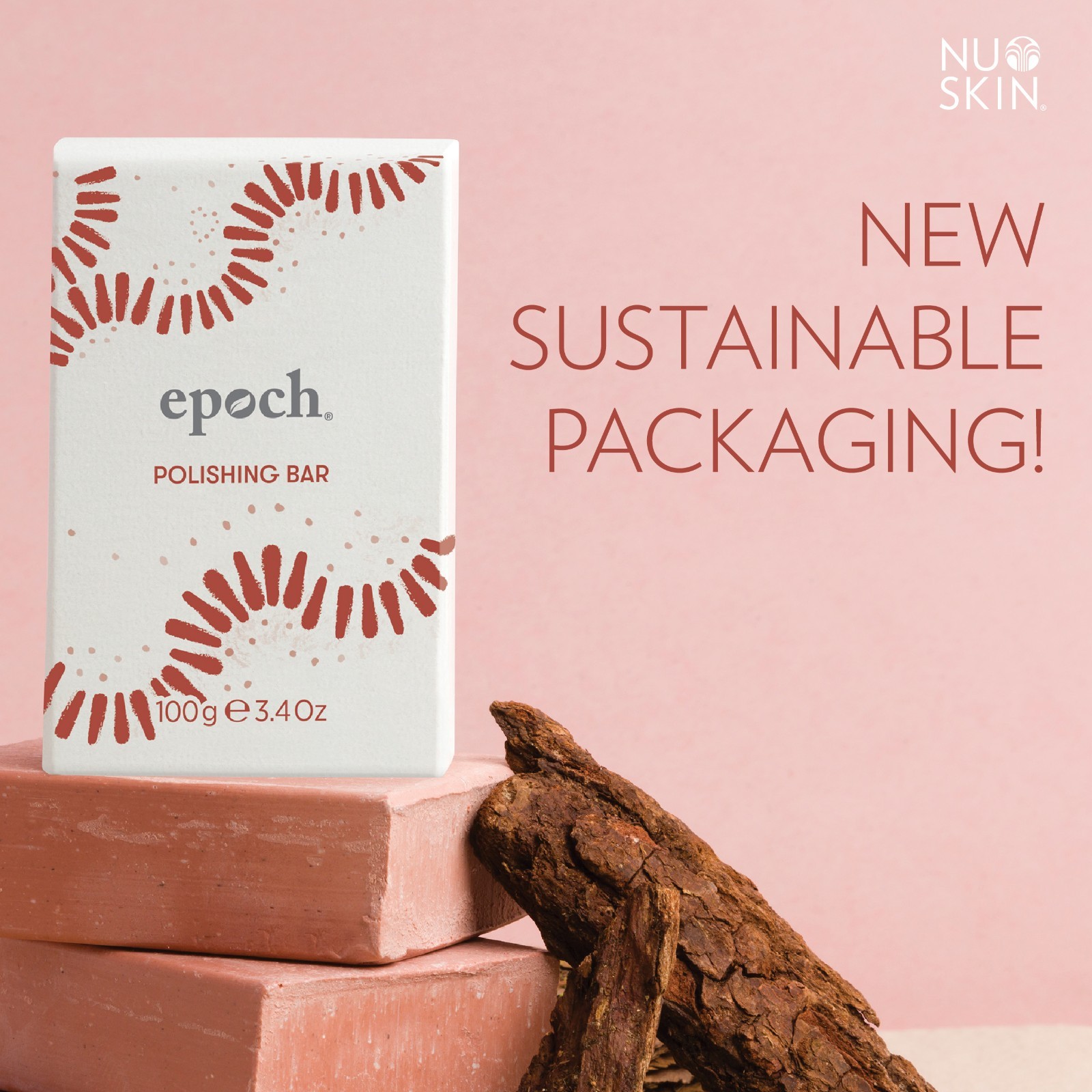[2pk ~ 4pk] Nu Skin NuSkin Epoch Polishing Bar Soap-Free Polishing Bar Exp 02/28