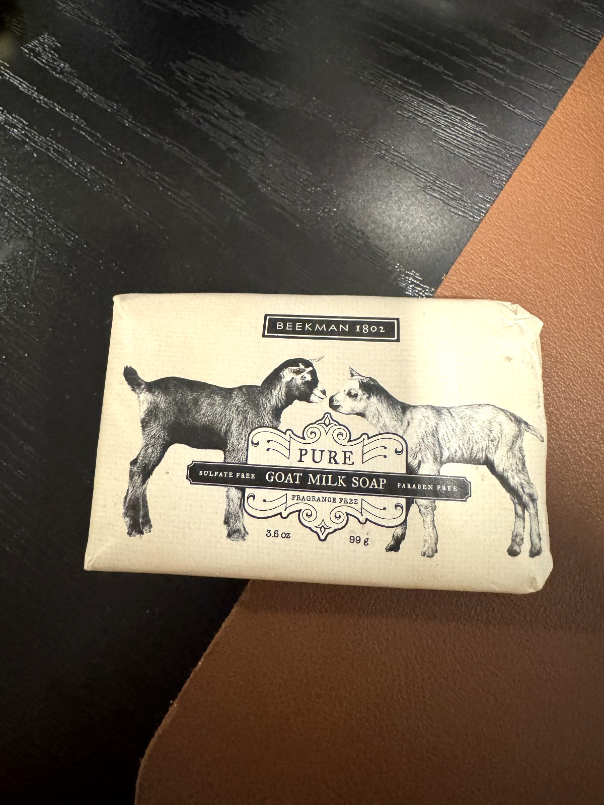 Beekman 1802 Goat Milk Bar Soap No Fragrance 3.5 oz Sulfate Paraben Free SEALED