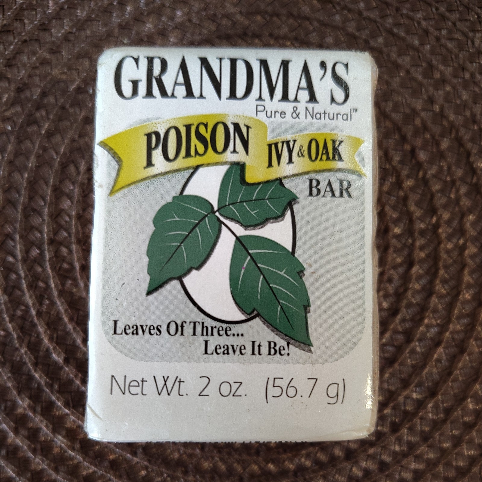 Grandma’s Poison Ivy Oak Sumac Mini Soap Bars, Itch Relief Wash with Jewelweed