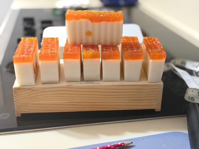 handmade soap bars Oat and Honey