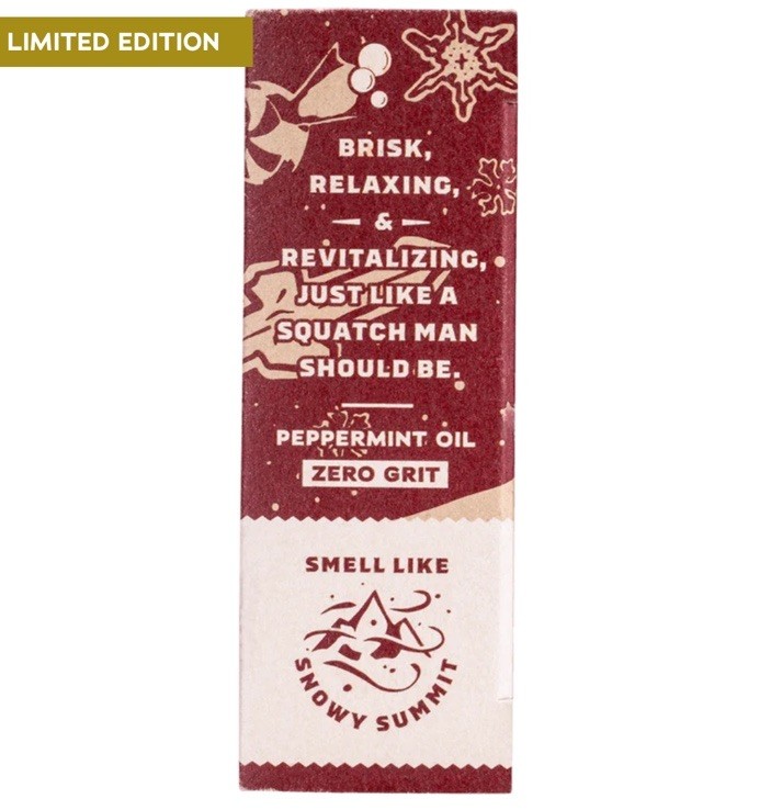 Dr Squatch Frosty Peppermint Bar Soap Limited Edition 5oz Natural Cold Process