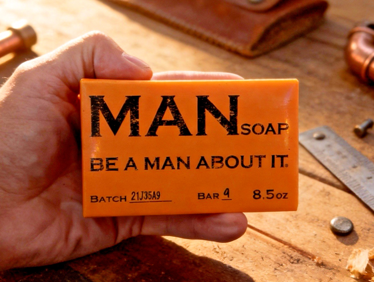 Small Batch “Smoked Whiskey” Handcrafted “Be a Man About it” Soap…Ships Free!