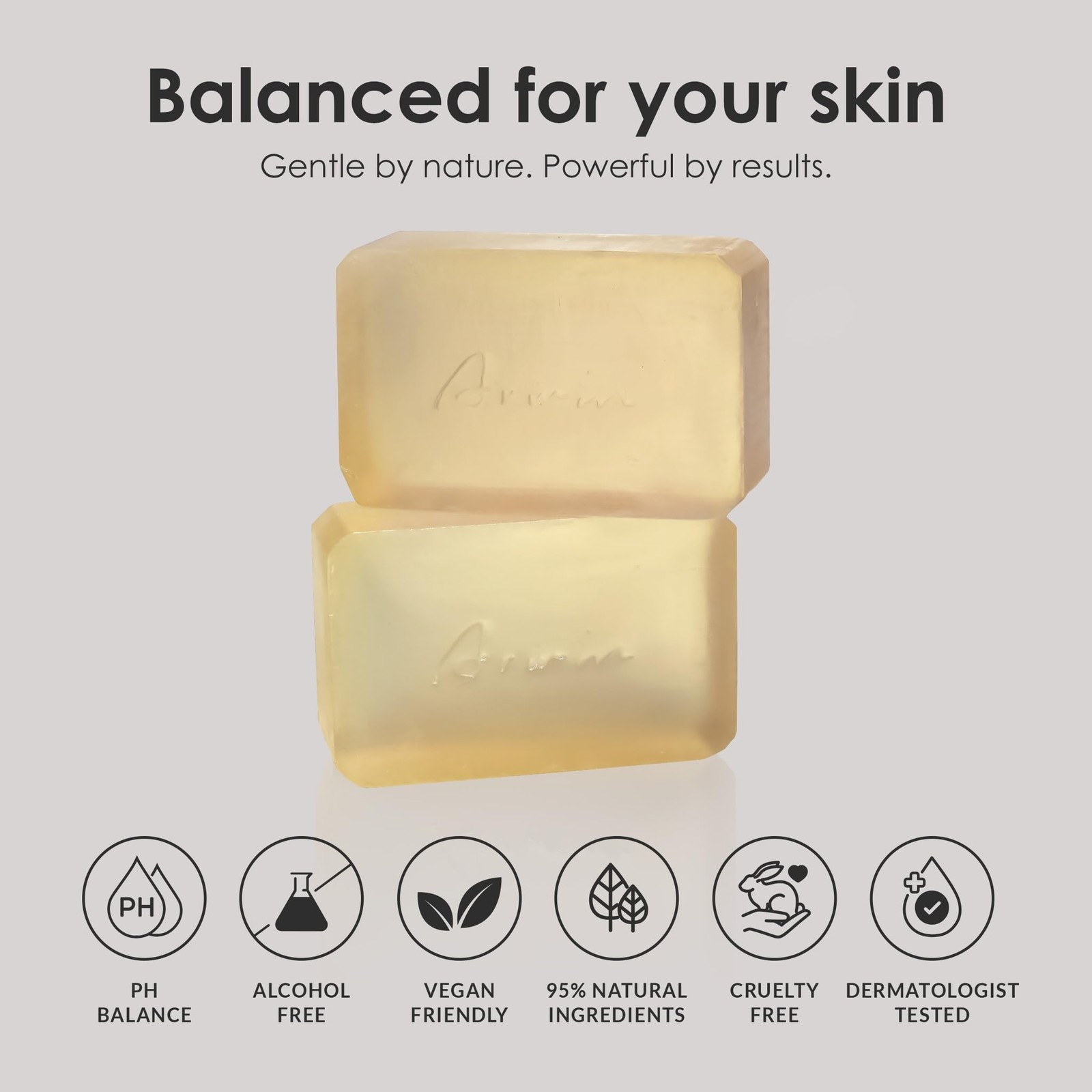 ARWIN Glycerin Soap Bar 180g / 6.3 oz for Face & Body, Ounce (Pack of 1)