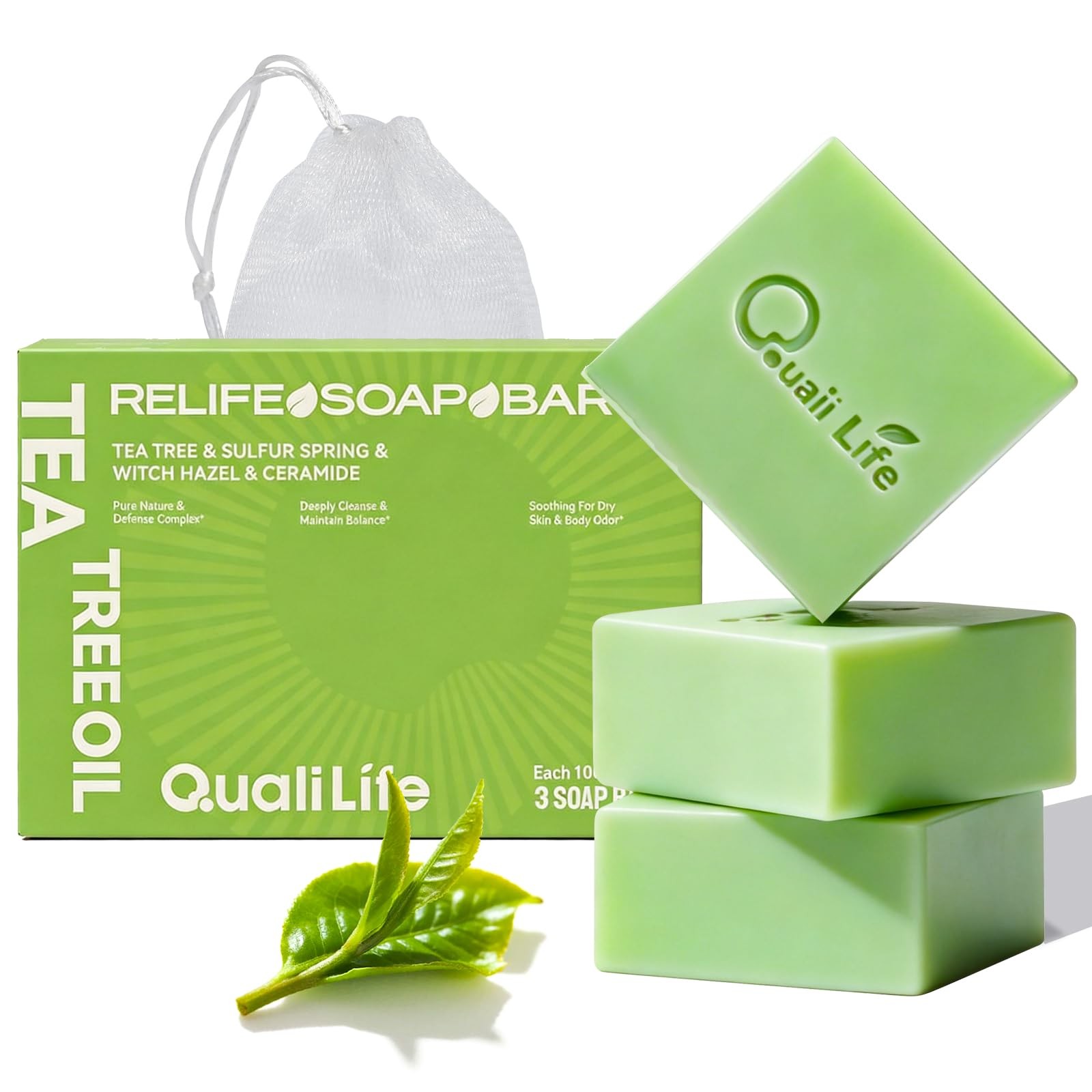 Tea Tree Soap For Oil & Itchy Skin, Pack of 3
