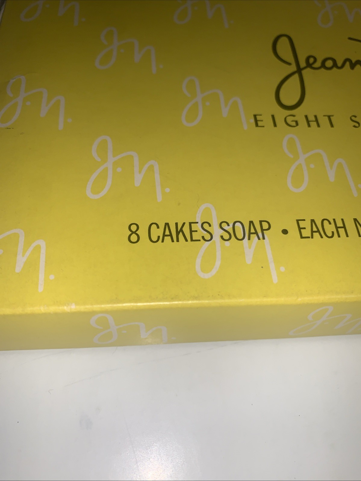 New Old Stock Vintage Jean Nate Savonnettes 8 1.4oz Soap Cakes Made USA