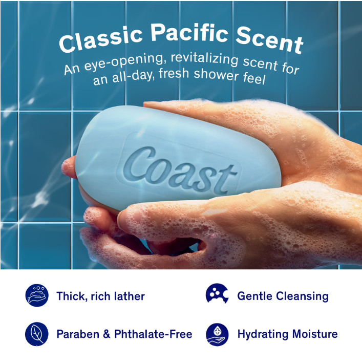 8 Bars Refreshing Deodorant Soap Classic Scent for All Skin Types 3.2oz