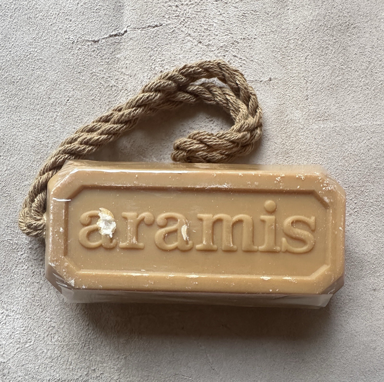 Vintage Aramis Body Shampoo On A Rope 5.75oz Bar Soap New In Box NOS