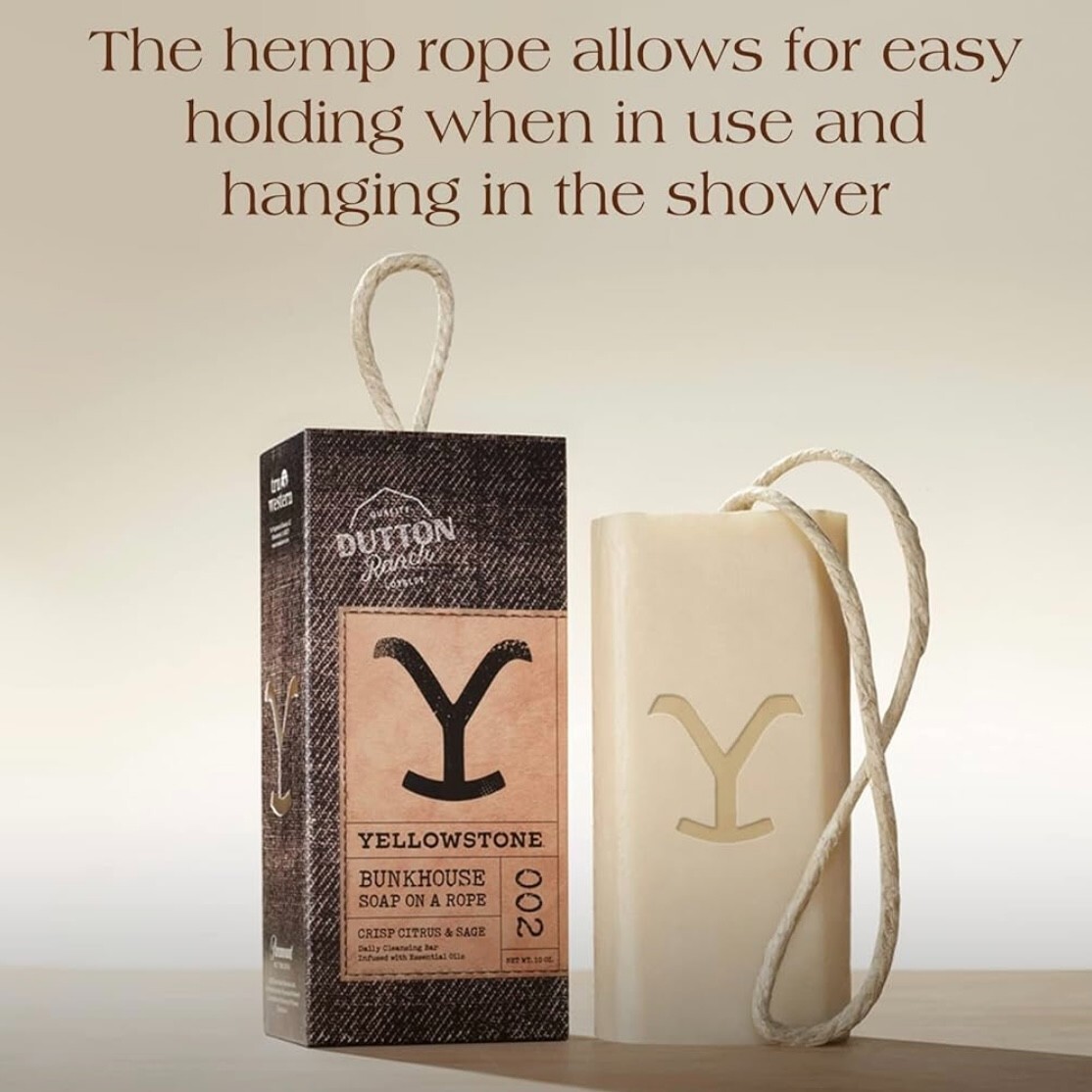 Yellowstone Bunkhouse Artisanal Soap on a Rope