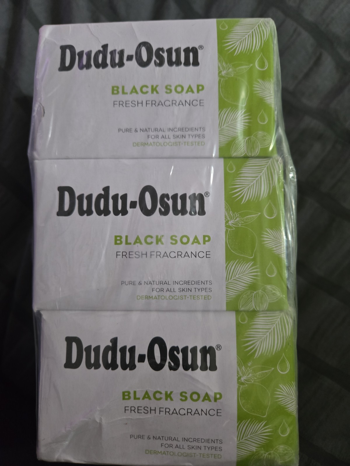 Dudu-Osun Black Soap Fresh Fragrance & Natural Ing 6 Pk
