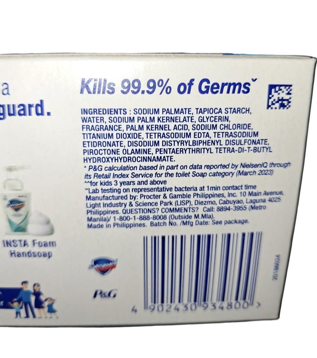💙 SAFEGUARD (4.4 Oz) ⚪️🫧 ●FAMILY GERM PROTECTION● ⚪️🫧 Pure White Bar Soap 🫧.