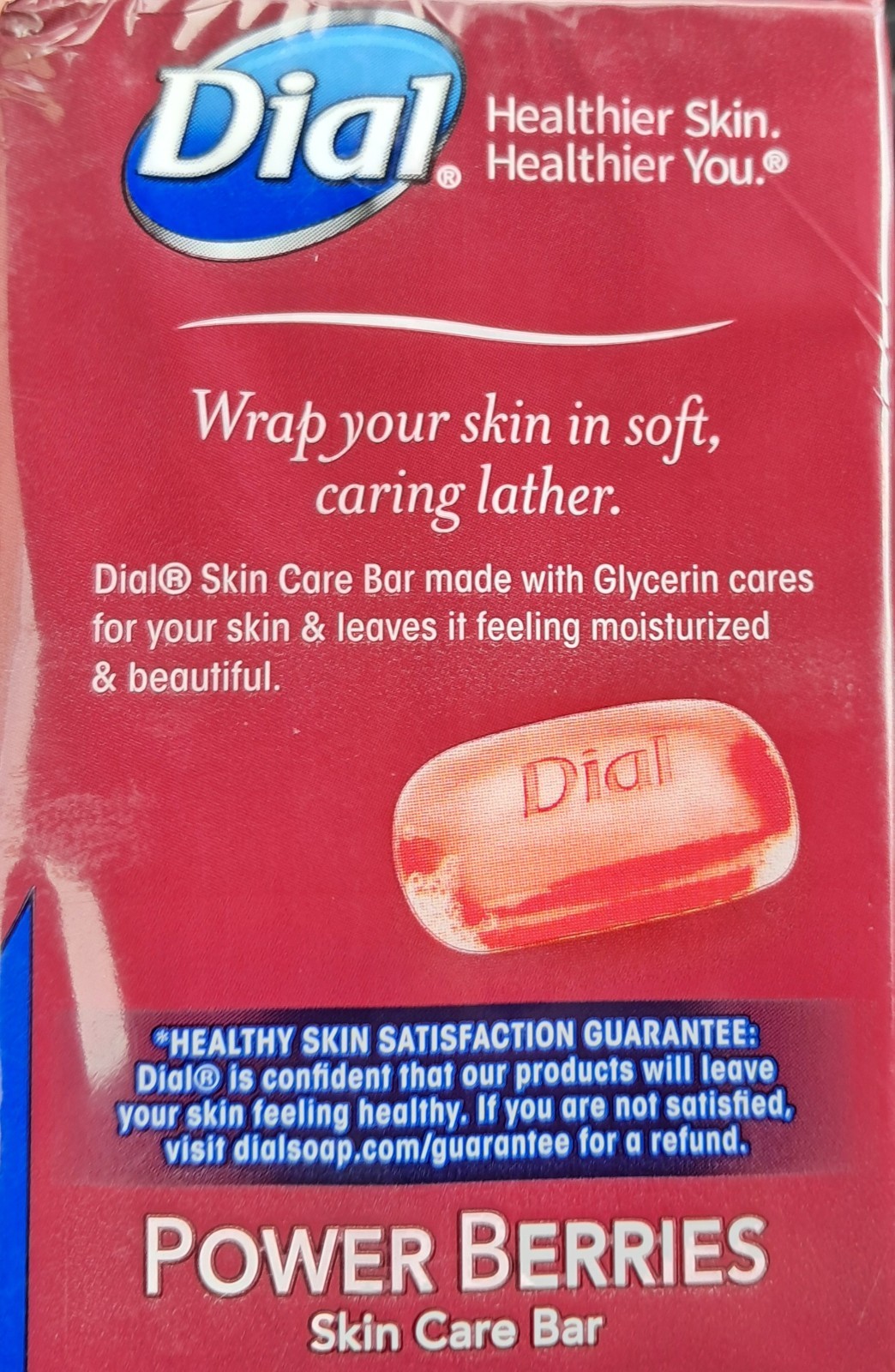 Dial Glycerin Soap Bars Power Berries Raspberry Pomegranate 3 Pk 4oz Bars “Rare”