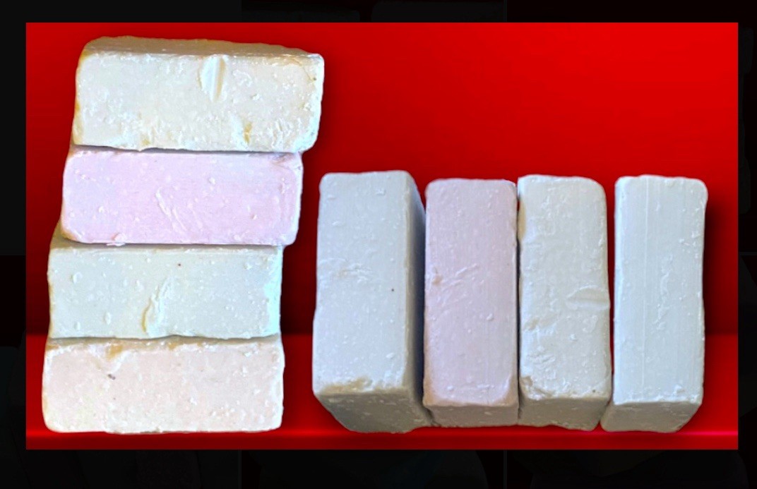 8 Bars Amish Farm Worlds Best Quality Bar Soap LARGE 7.5oz Each Bar (No Box/bag)