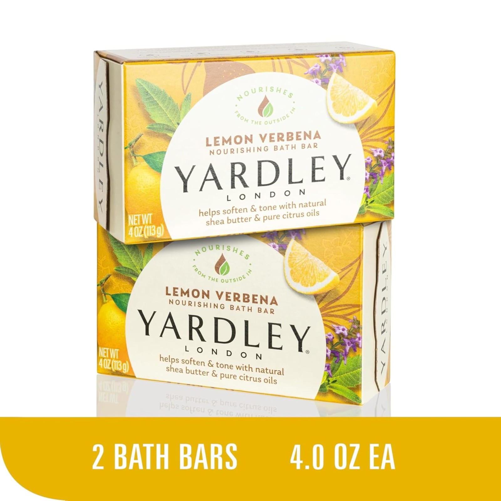 Yardley London Soap Bath Bar Bundle – 10 Bars Total / 2 Of Each