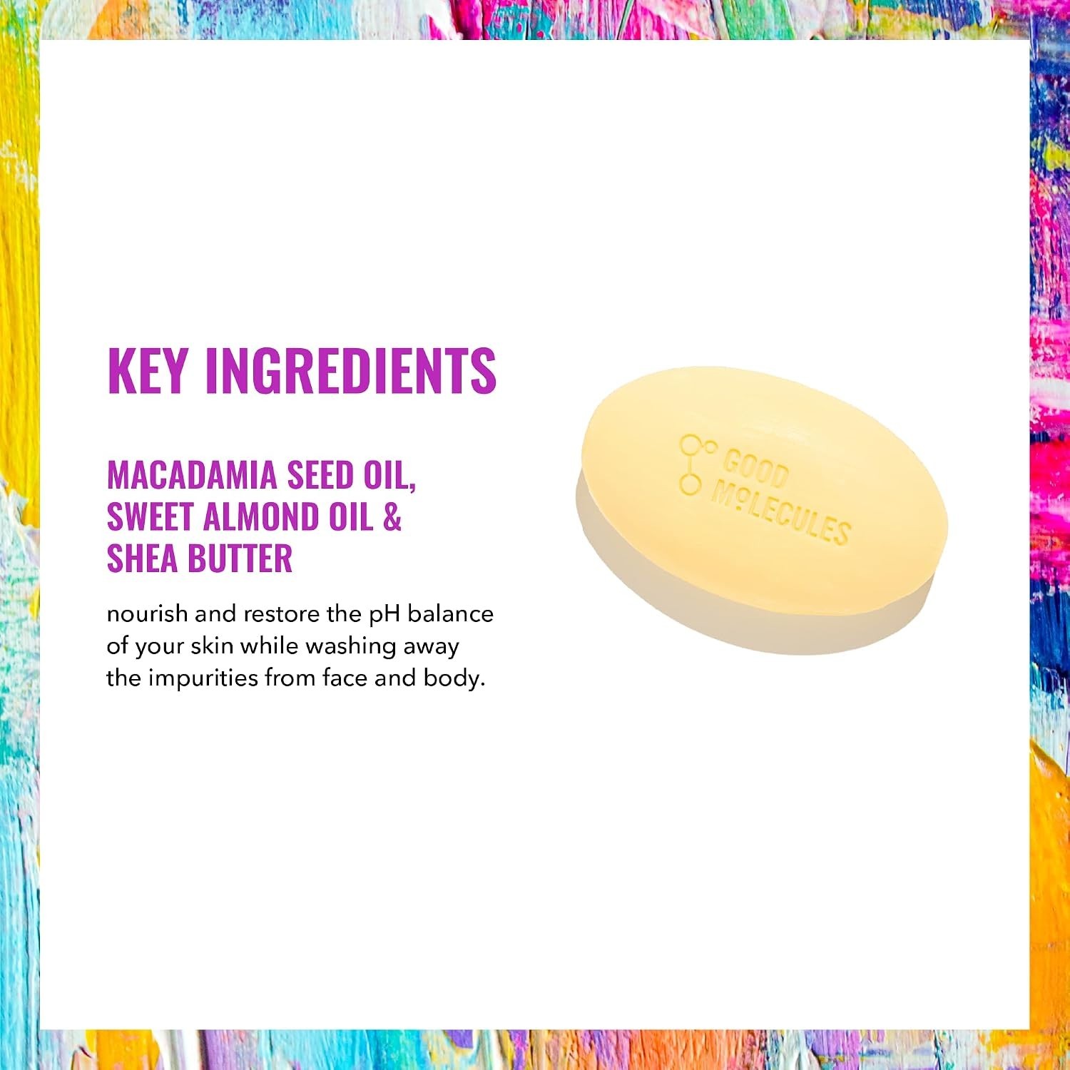 Moisturizing Soap-Free Cleansing Bar – Pampering Solution for All Skin (3.15oz)
