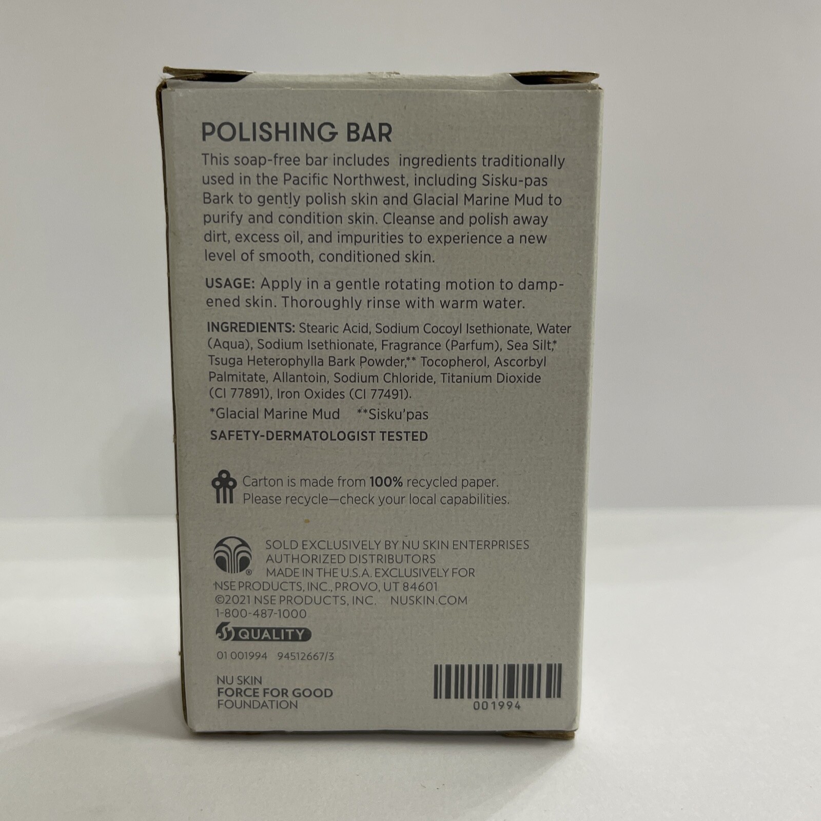 Nu Skin Nuskin Epoch Polishing Bar