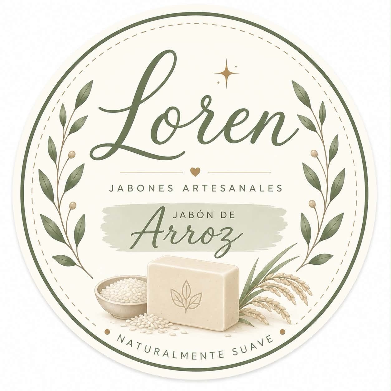 Loren Jabones Artesanales Rice Soap Handmade All Natural