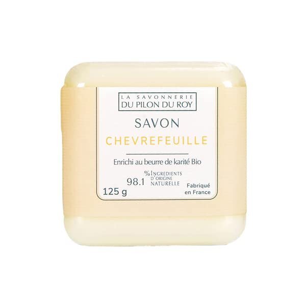 Honeysuckle Bar Soap 125g 98.1 Natural Ingredients Organic Shea Butter by La…