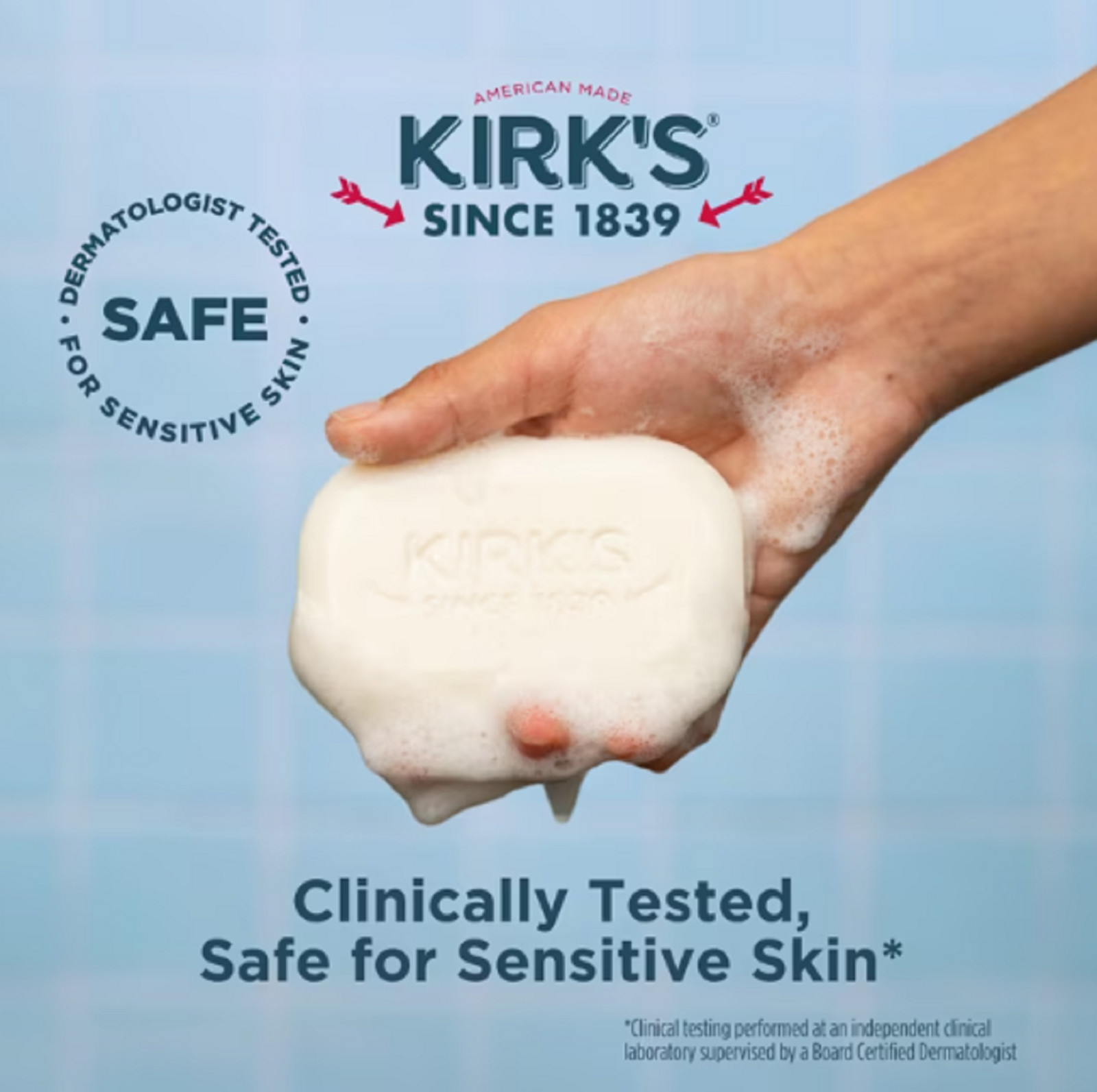Kirk’s Castile Bar Soap – Made With Premium Coconut Oil, Original Fresh Scent, 4