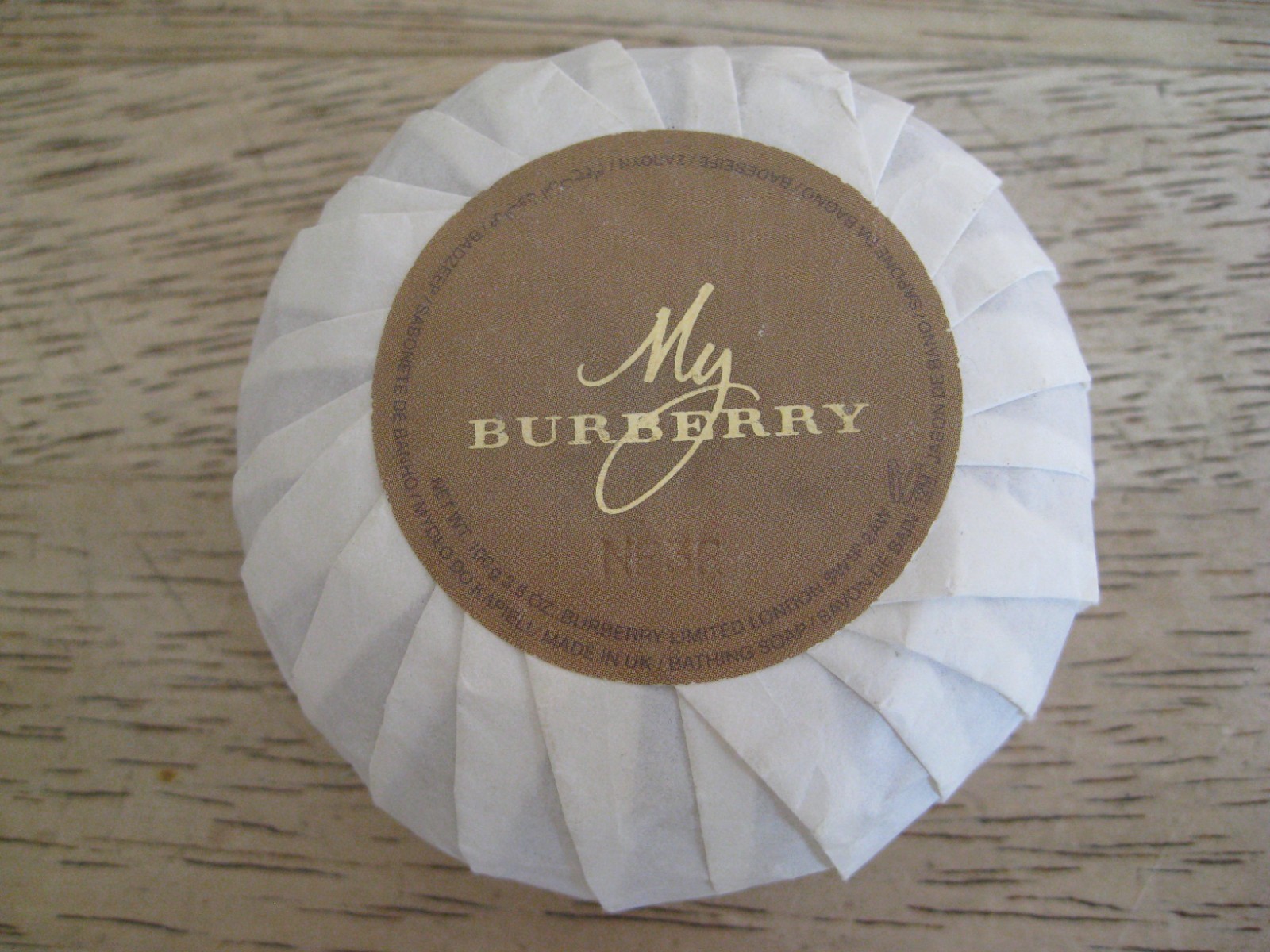My Burberry Designer Round Soap New