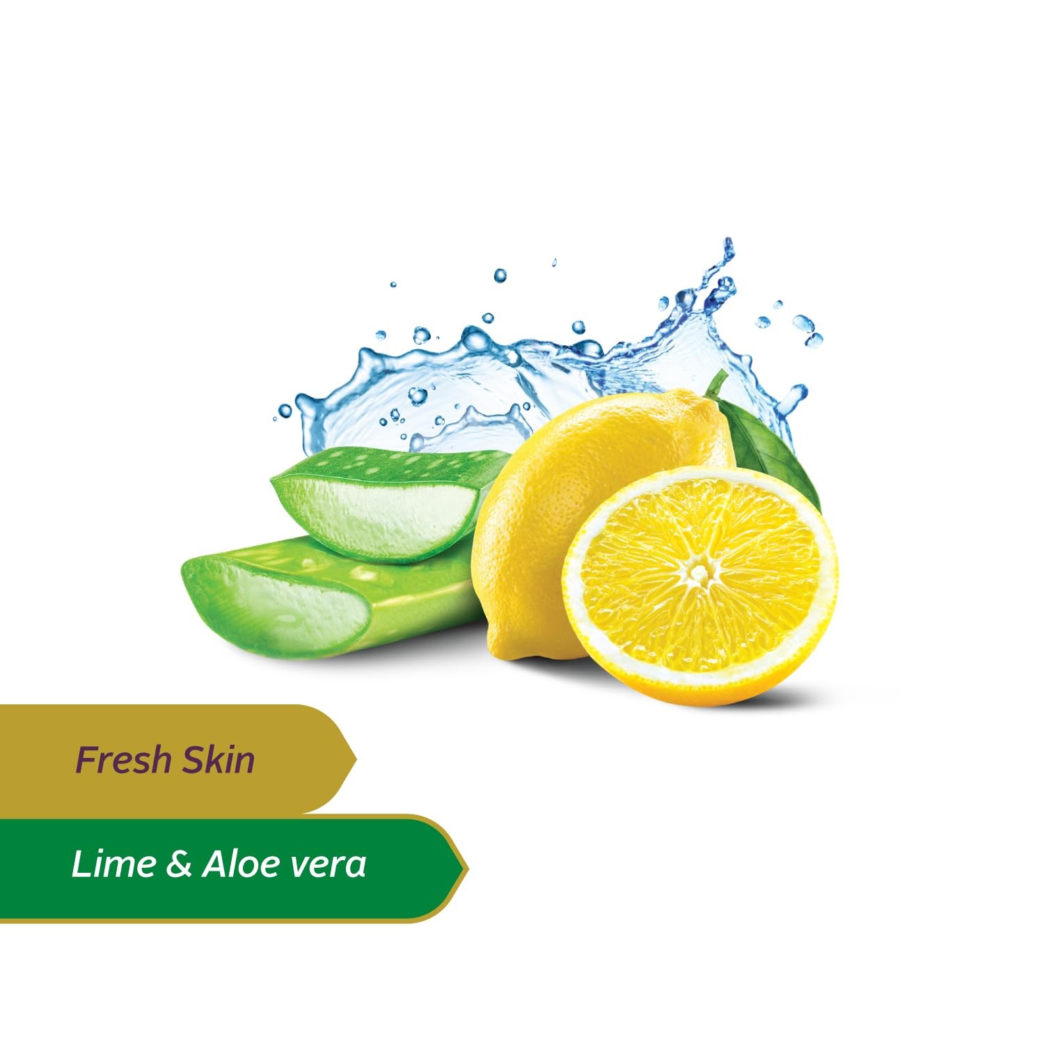 Santoor Aloe Vera And Lime Fresh Soap For Glowing Skin 125g Each Set Of 4