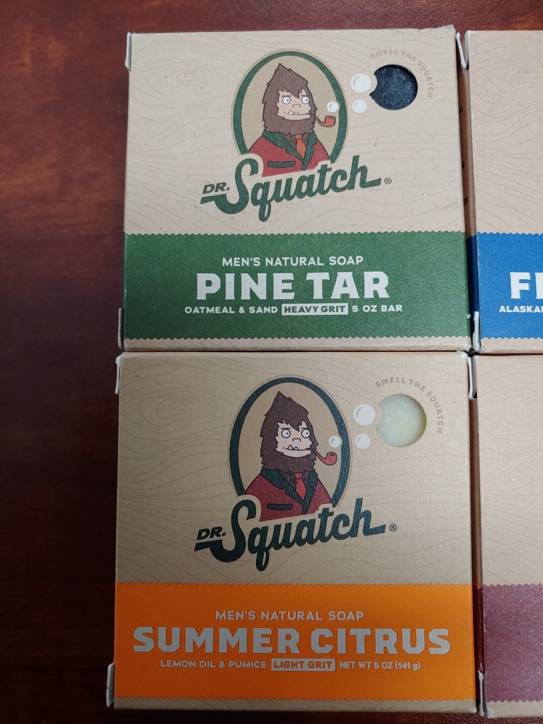 Dr. Squatch Lot of 4 Bars of Soap