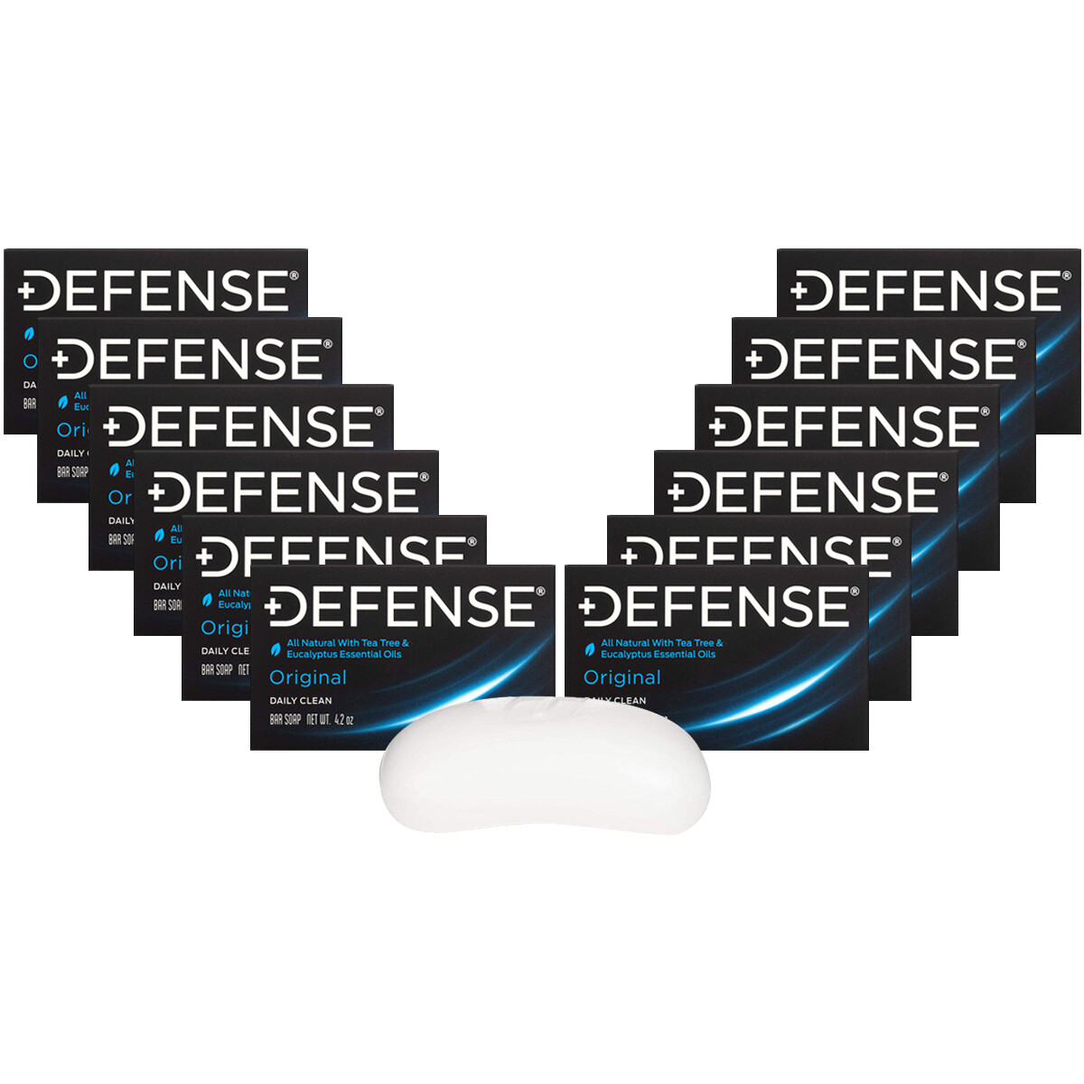 Defense Soap 4 oz. Original Body Bar Soap – 12 Pack