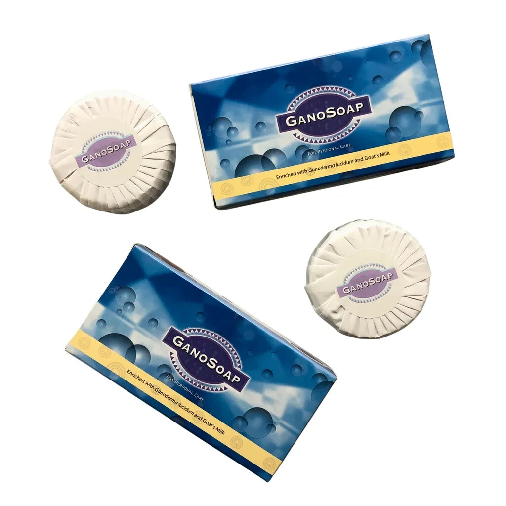 GANO EXCEL SOAP ENRICH GANODERMA & GOAT MILK ( 2 BAR PER BOX )