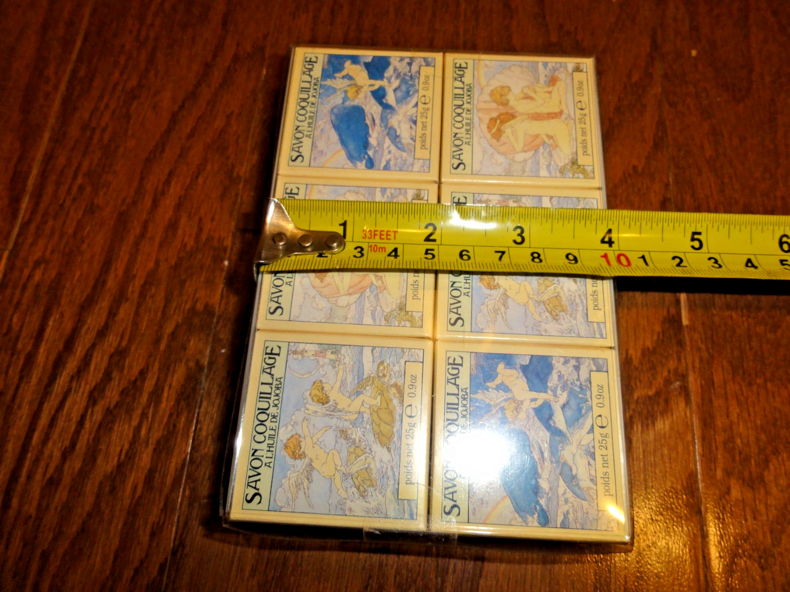 Vintage Crabtree & Evelyn London Sea Shell Soap Jojoba Oil Gift Set 6 Bars NOS