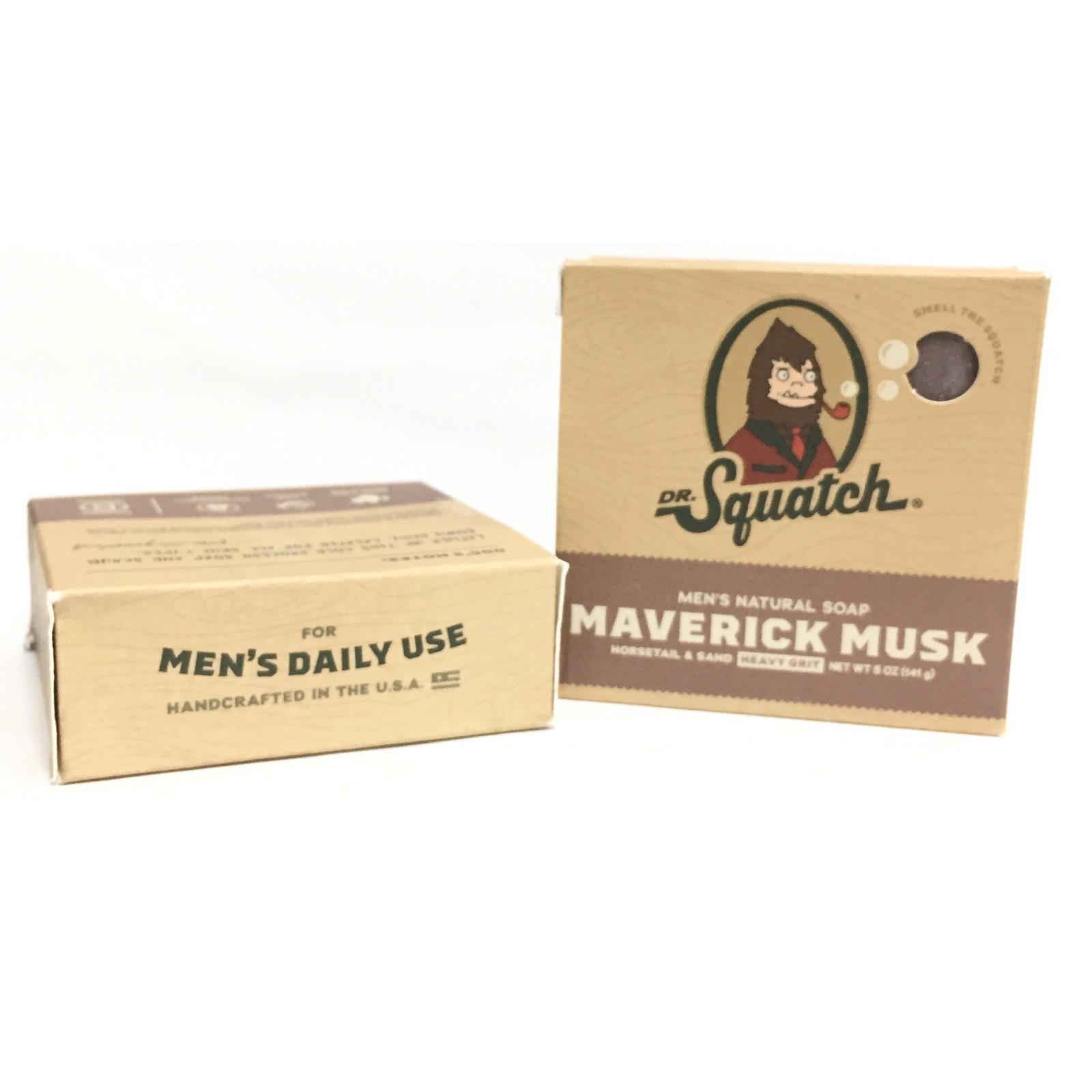 (2 PACK) Dr. Squatch Men’s Natural Soap – Maverick Musk, 5 oz