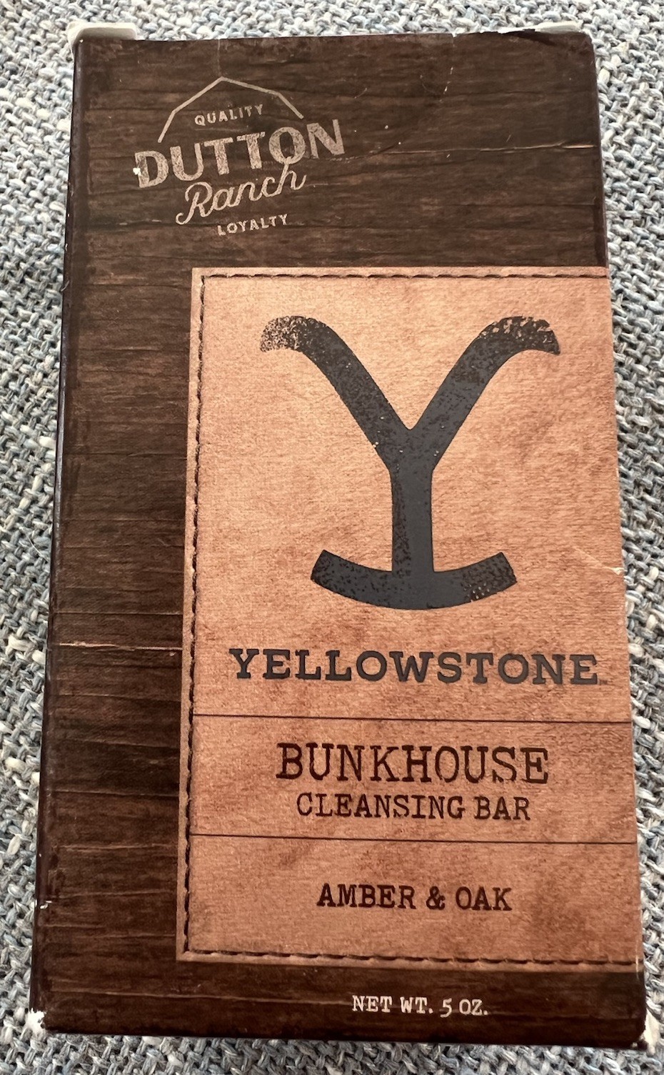 Dutton Ranch Yellowstone Amber & Oak Bunkhouse Artisanal Bar Soap New 5 Oz