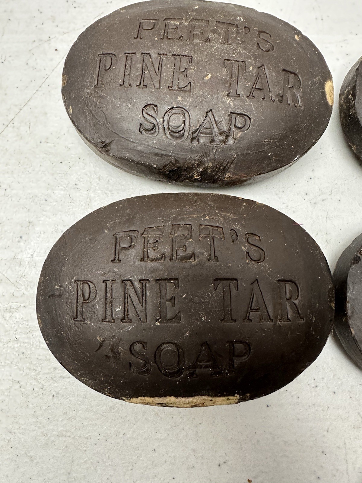 Vtg Peet’s Pine Tar Soap Bar Soap Makers Of Palmolive Lot Of 6 Bars