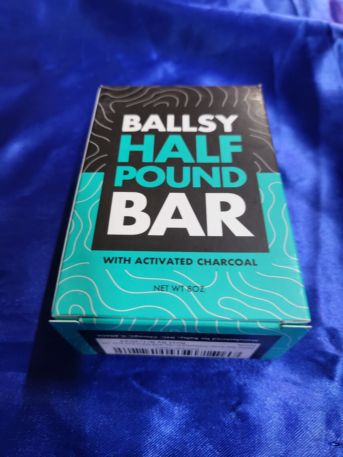Ballsy .5lb Soap Bar Activated Charcoal, Essential Oils, and Plant Extracts Aloe