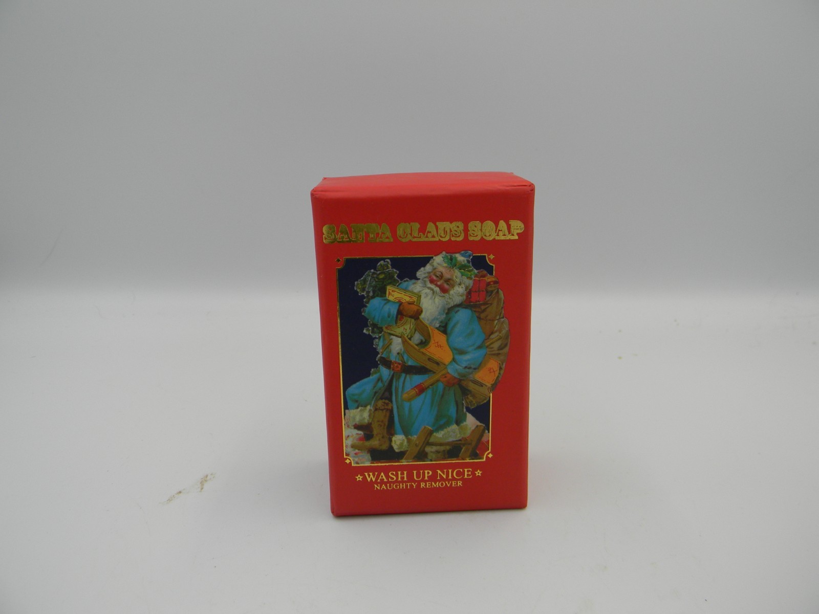 Department 56 SANTA CLAUS SOAP “Wash Up Nice” Naughty Remover 3.88oz, Rain Scent