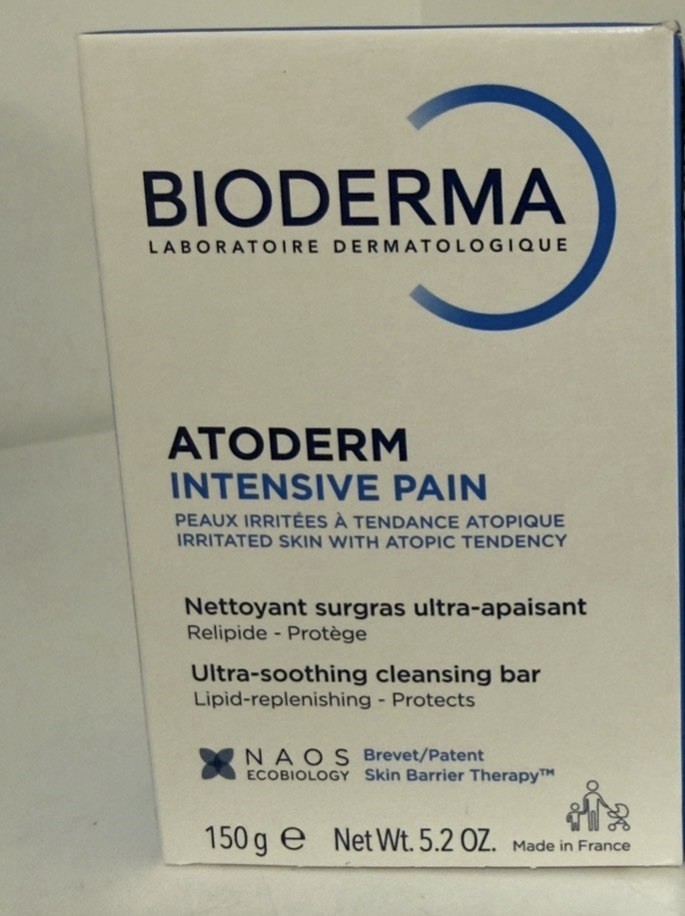 Bioderma Atoderm Intensive Pain Ultra-Soothing Cleansing Bar 150g EXP 01/28