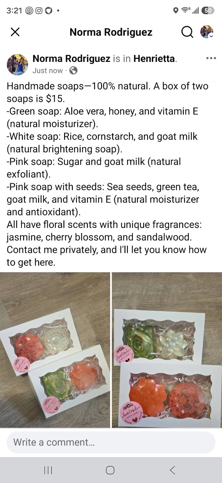 Handmade Floral Body & Hand Glycerin Soap Multipack