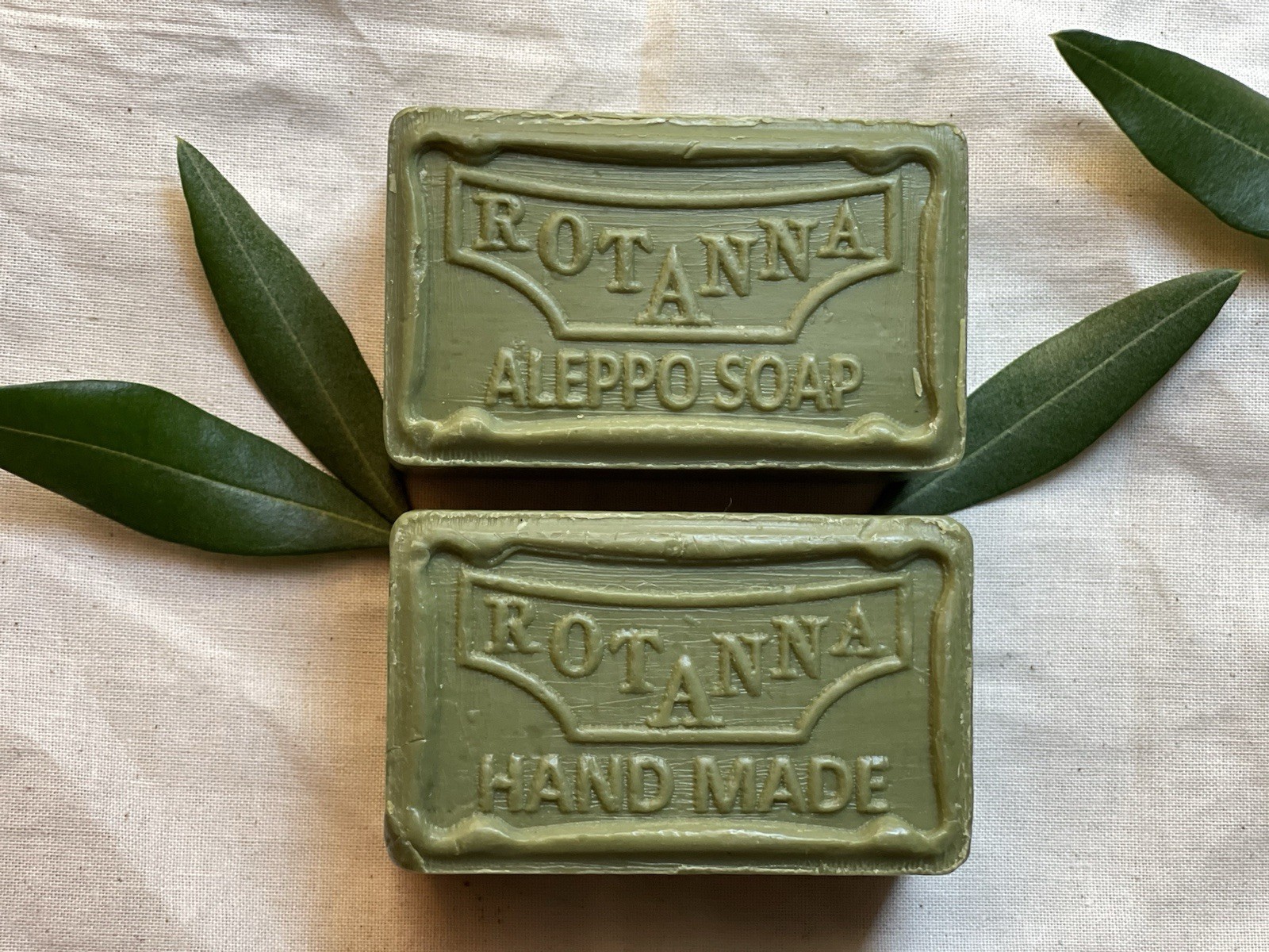 4/PK Authentic Olive + Laurel Oil Soap Sensitive Skin Helps Psoriasis & Eczema