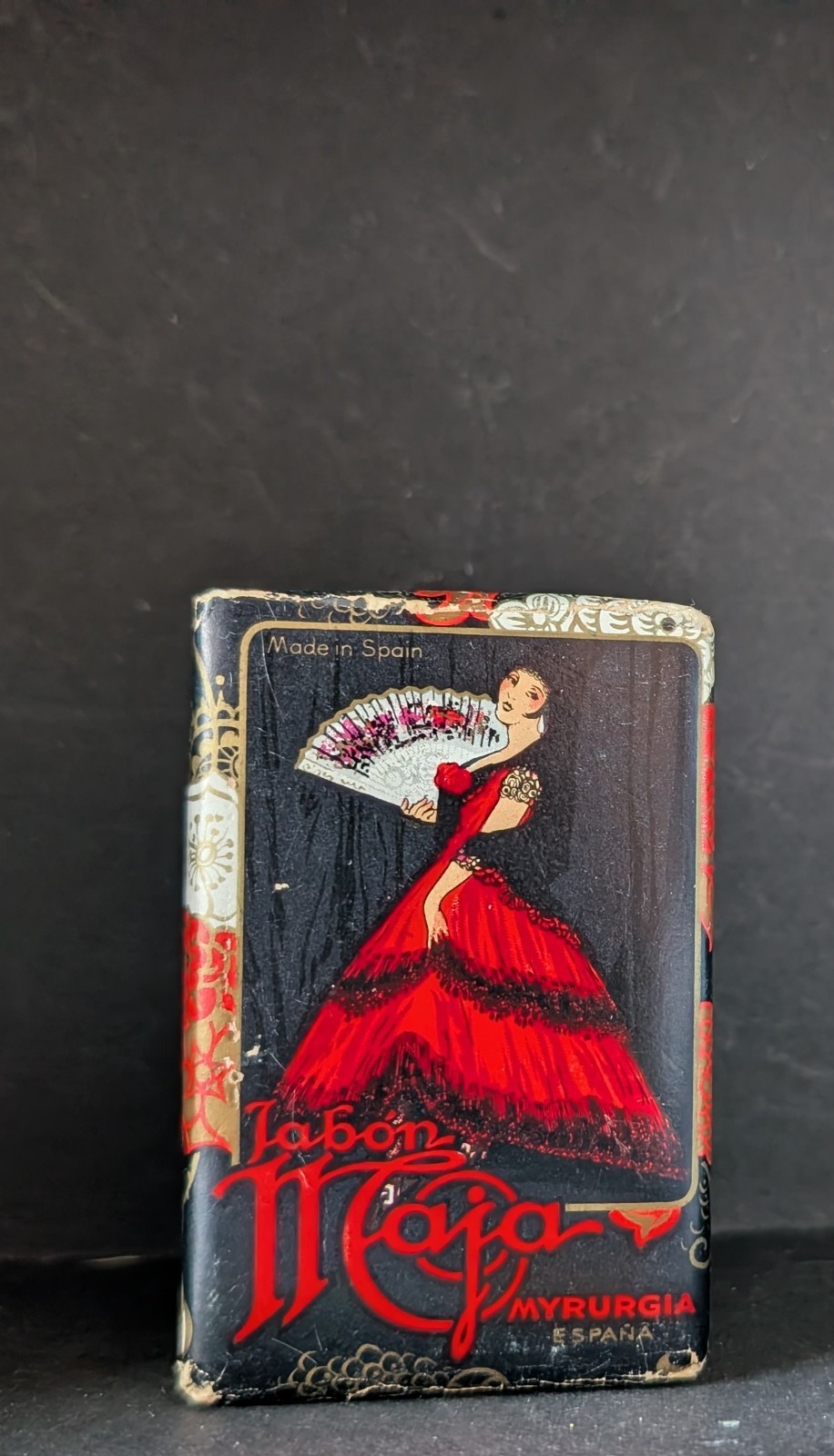 Vintage Espana Myrurgia Maja Jabon Soap Bar Made In Spain NOS