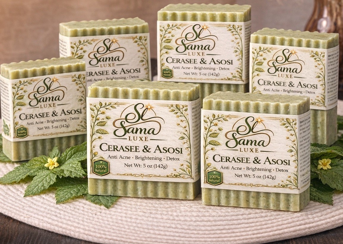 Cerasee Anti Acne Brightening Detox Body Bar Soap 5oz -Sama Luxe