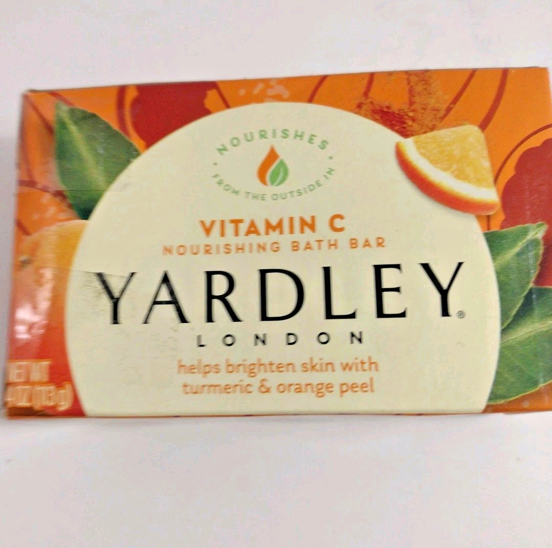 Bath Bar Yardley London Vitamin C Turmeric & Orange Peel & English Lavender 3pk