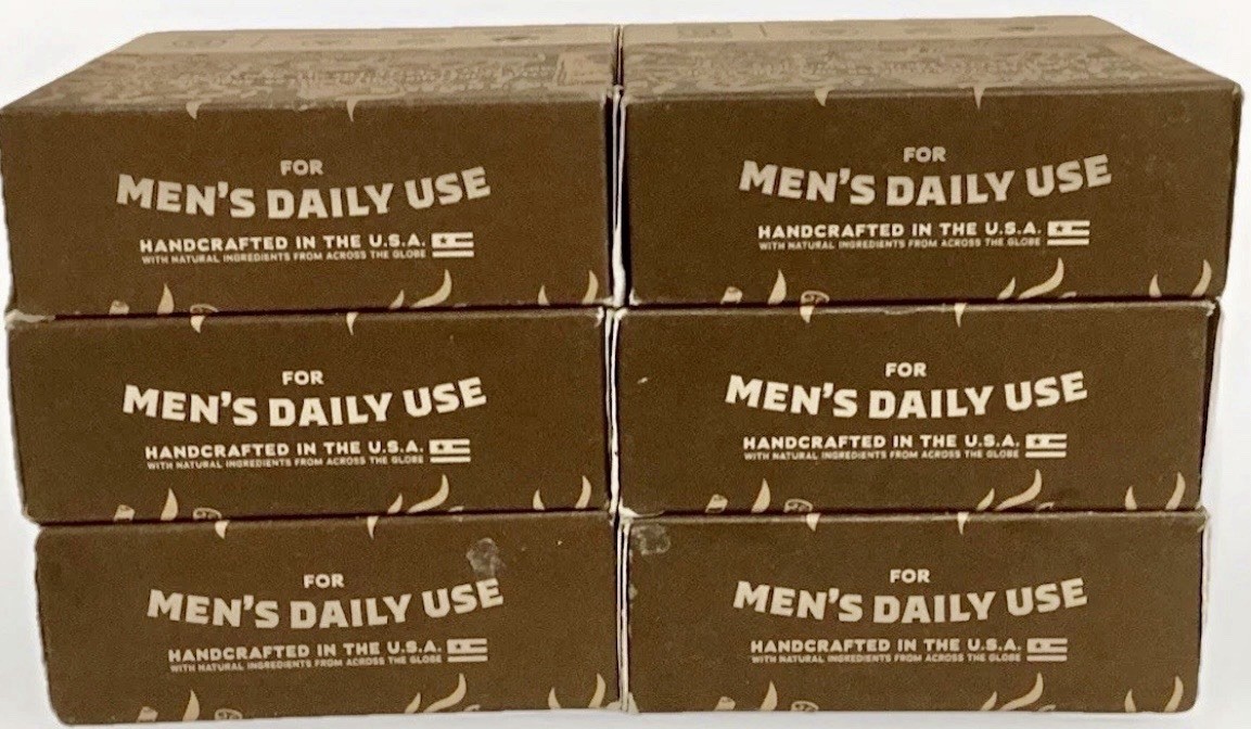 6 PACK Dr. Squatch Hot Choccy Mens Natural Bar Soap Limited Edition Holiday 5 oz