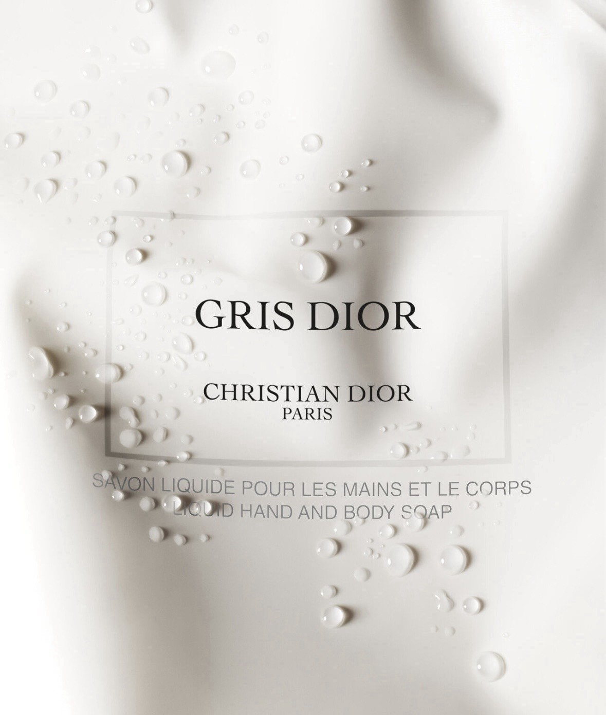 Dior~ Gris Dior ~ Scented Soap Refill ~ The Liquid Hand / Body Soap Refill ~ NIB