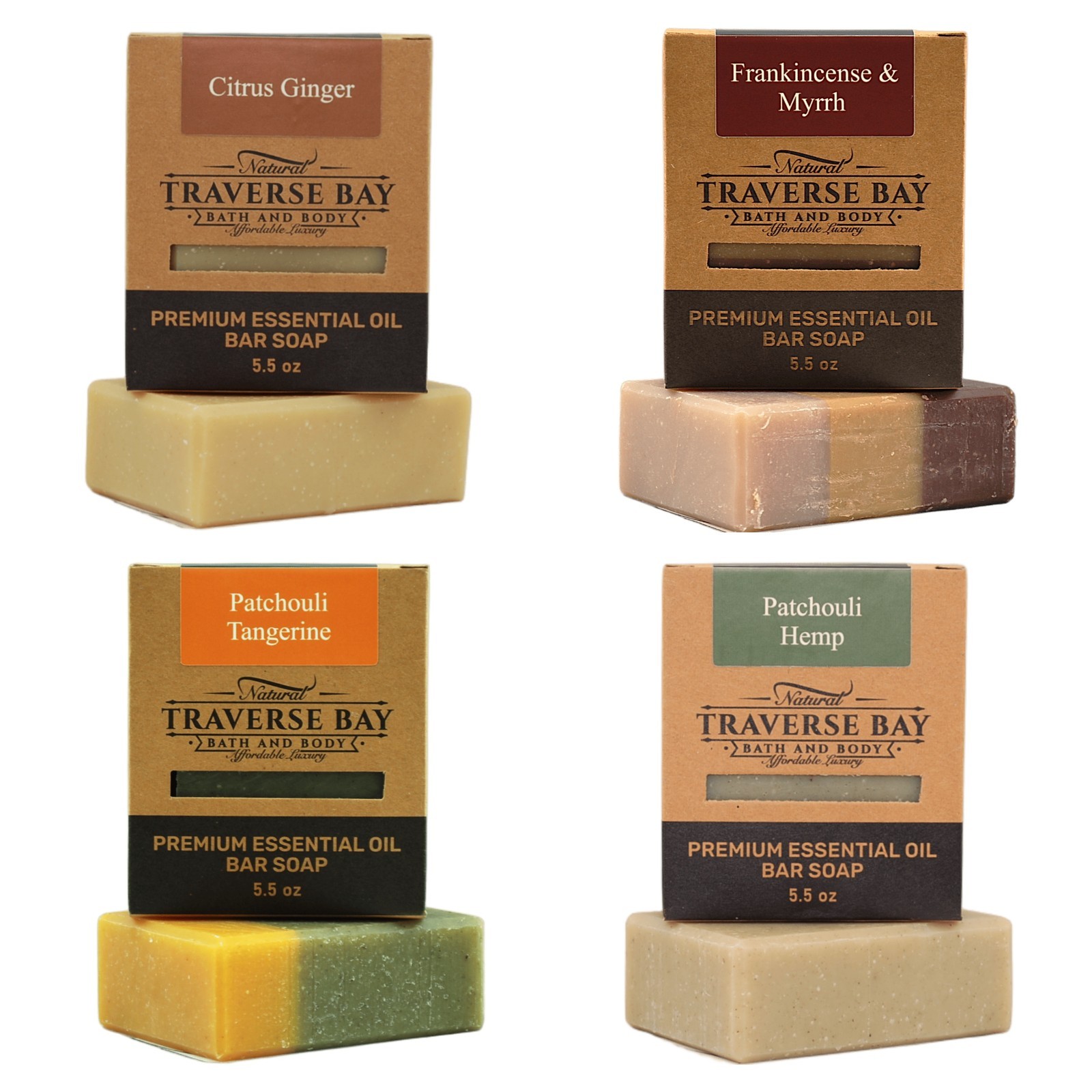 Natural Cold Process Soap You-Pick Variety Pack, 5.5 bars, 22+ oz total