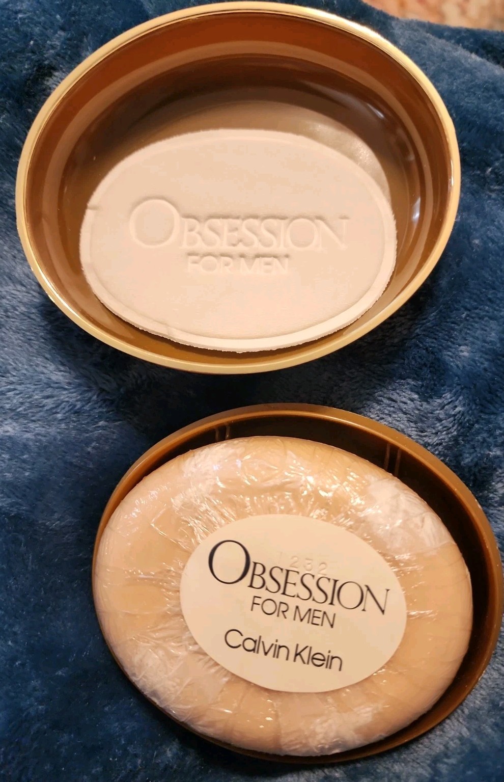 NOS Calvin Klein Obsession For Men Soap 5.3 oz Sealed w/ Case Vintage