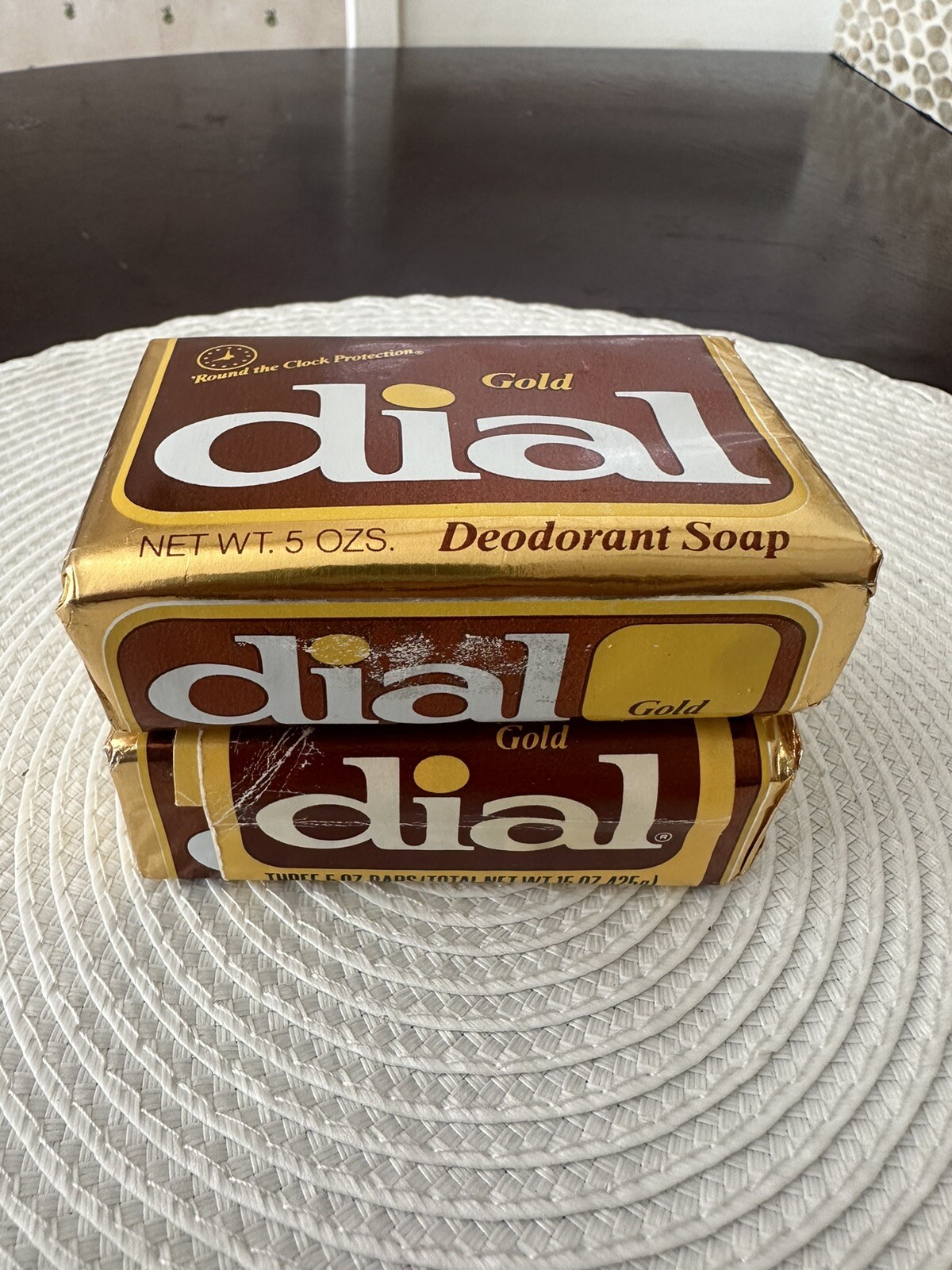 DIAL Gold DEODORANT & BEAUTY Bath Size Bar Soap Lot Of 2 Sealed Vintage