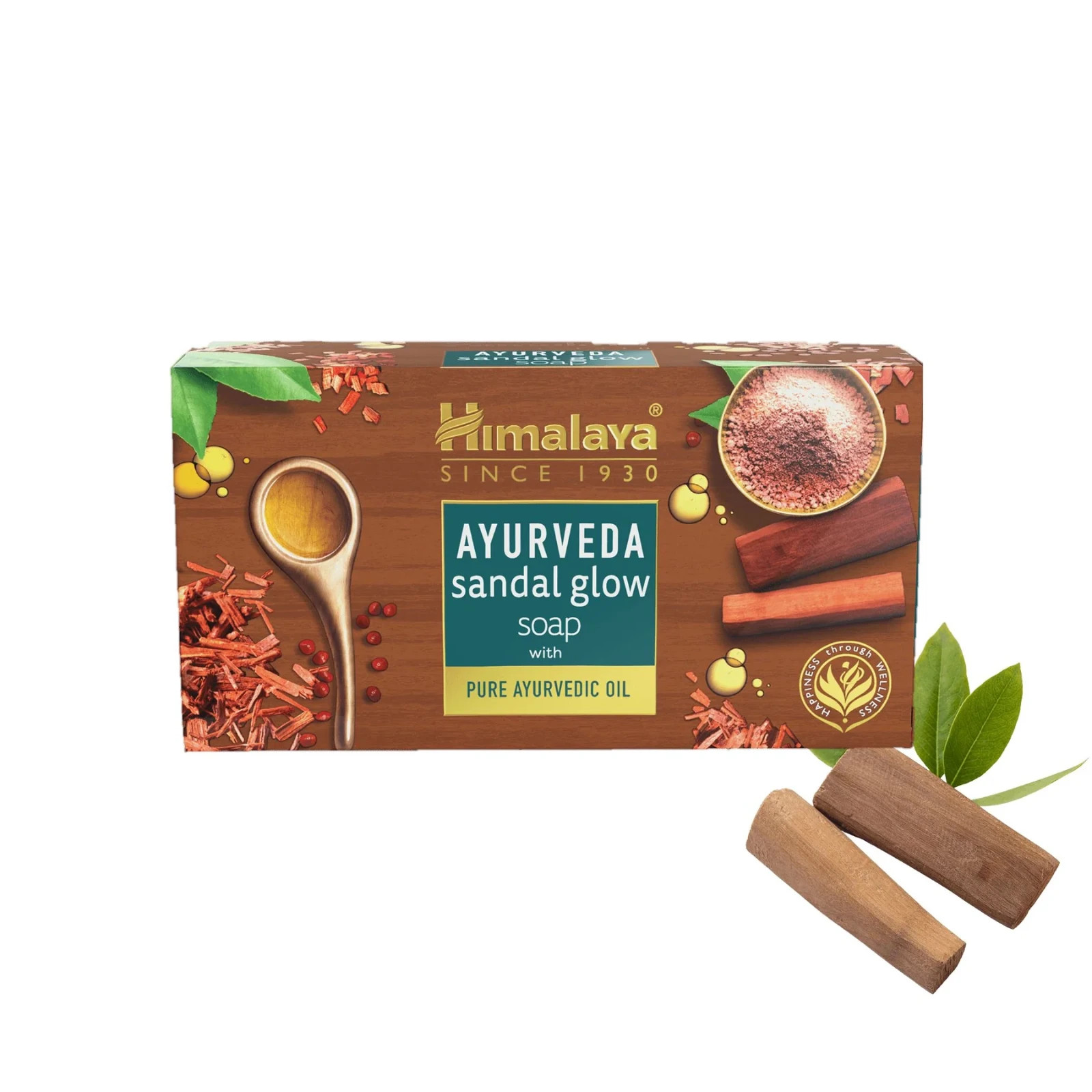 4 packs x Himalaya Ayurveda Sandal Glow Soap | 75gm FREE SHIPPING