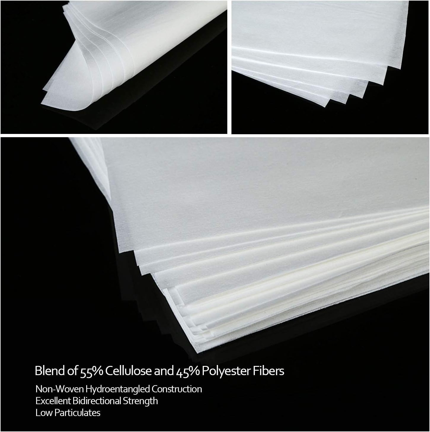 Lint Free Wipes Cleanroom Wipes Nonwoven Auto Paint Prep Cellulose/Polyester …