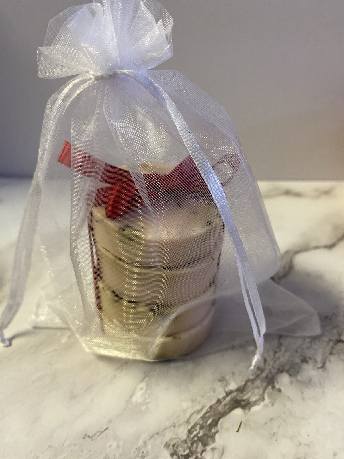 Handmade Botanical Soap Set of – 4 Round Bars, Natural Gift Set, Holiday Gift