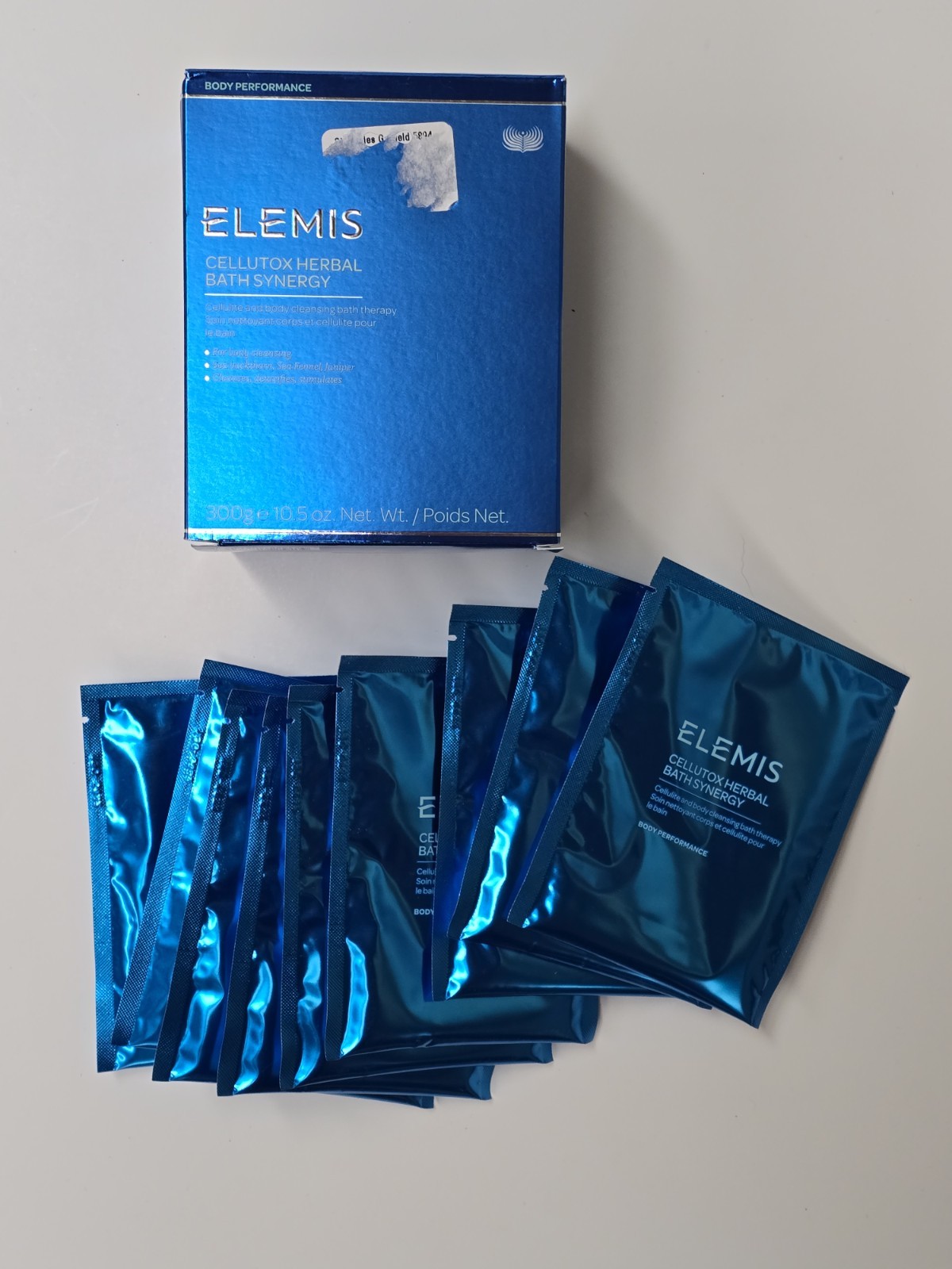 Elemis Cellutox Herbal Bath Synergy 1.0 oz Sachets NEW 9 Pack