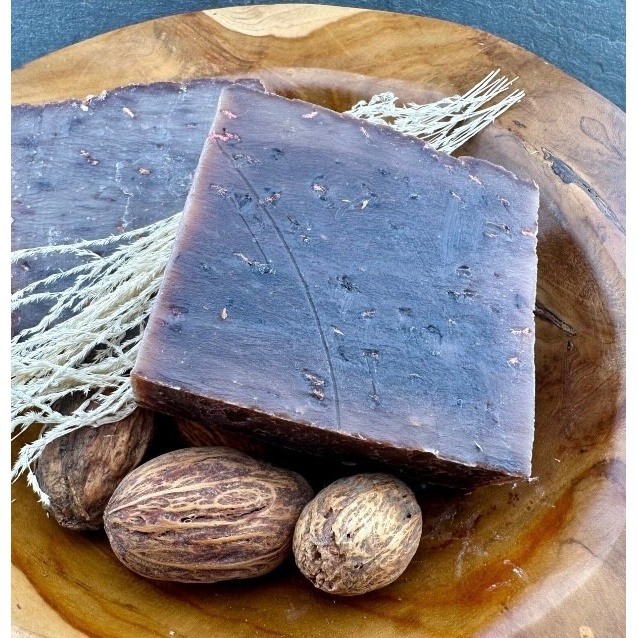 Handcrafted Natural Bar Soap Oatmeal Milk & Honey Scent Organic Ingredients 4.5z